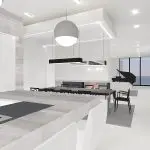 HLEVEL ARCHITECTURE-EAST LLOYDCREST-BEVERLY HILLS-KITCHEN AREA