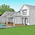 TROPICAL MODERN FARMHOUSE RENOVATION-RENDERING