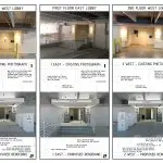 HLEVEL ARCHITECTURE_FIFTH THIRD BANK RENOVATION GARAGE LOBBY ENTRY CONCEPT_BEFORE AND AFTER