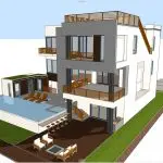 HLEVEL ARCHITECTURE 360 HERON RENDERED VIEW