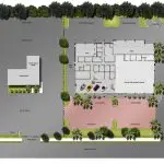 HLEVEL ARCHITECTURE-ALFA ROMEO DEALERSHIP NAPLES FLORIDA RENDERED SITE PLAN