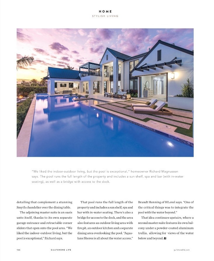 Gulfshore Life Magazine and Hlevel Architecture